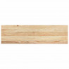 Stopnie schodowe, 4 szt., surowe 90x25x2 cm lite drewno dębowe