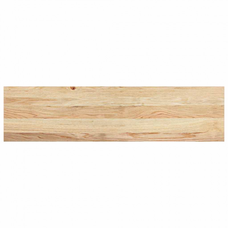 Stopnie schodowe, 4 szt., surowe 100x25x2 cm lite drewno dębowe