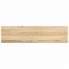 Stopnie schodowe, 4 szt., surowe 100x25x2 cm lite drewno dębowe