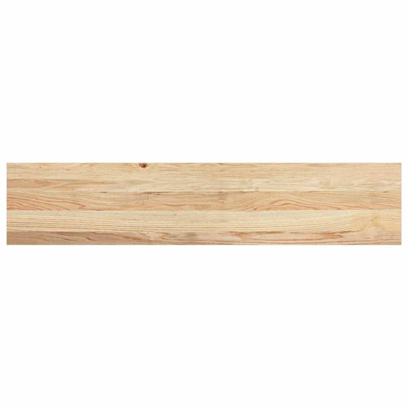 Stopnie schodowe, 4 szt., surowe 120x25x2 cm lite drewno dębowe