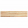 Stopnie schodowe, 4 szt., surowe 120x25x2 cm lite drewno dębowe