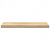 Stopnie schodowe, 4 szt., surowe 80x30x2 cm lite drewno dębowe