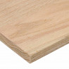 Stopnie schodowe, 4 szt., surowe 80x30x2 cm lite drewno dębowe