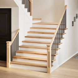 Stopnie schodowe, 4 szt., surowe 120x30x2 cm lite drewno dębowe