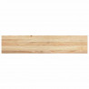 Stopnie schodowe, 4 szt., surowe 120x30x2 cm lite drewno dębowe