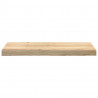 Stopnie schodowe, 8 szt., surowe 70x25x2 cm lite drewno dębowe