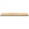 Stopnie schodowe, 8 szt., surowe 80x25x2 cm lite drewno dębowe