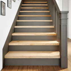 Stopnie schodowe, 8 szt., surowe 90x25x2 cm lite drewno dębowe