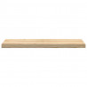 Stopnie schodowe, 8 szt., surowe 90x25x2 cm lite drewno dębowe