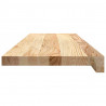 Stopnie schodowe, 8 szt., surowe 80x30x2 cm lite drewno dębowe