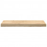 Stopnie schodowe, 12 szt., surowe 70x25x2 cm lite drewno dębowe