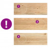 Stopnie schodowe, 12 szt., surowe 70x25x2 cm lite drewno dębowe