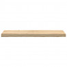 Stopnie schodowe, 12 szt., surowe 90x25x2 cm lite drewno dębowe