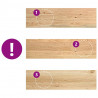Stopnie schodowe, 12 szt., surowe 90x25x2 cm lite drewno dębowe