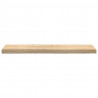 Stopnie schodowe, 12 szt., surowe 100x25x2cm lite drewno dębowe
