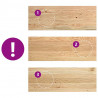 Stopnie schodowe, 16 szt. surowe 70x25x2cm lite drewno dębowe