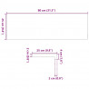 Stopnie schodowe, 16 szt. surowe 80x25x2cm lite drewno dębowe