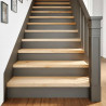 Stopnie schodowe, 16 szt. surowe 100x25x2cm lite drewno dębowe