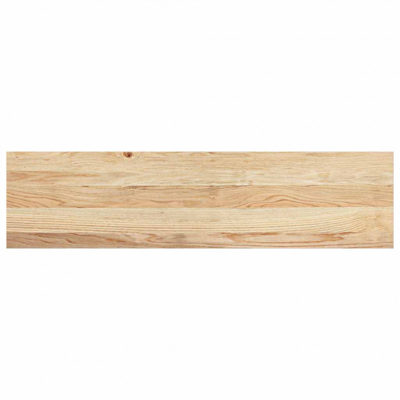 Stopnie schodowe, 16 szt. surowe 100x25x2cm lite drewno dębowe