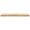 Stopnie schodowe, 16 szt. surowe 100x25x2cm lite drewno dębowe