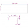 Stopnie schodowe, 20 szt., surowe 70x25x2 cm lite drewno dębowe