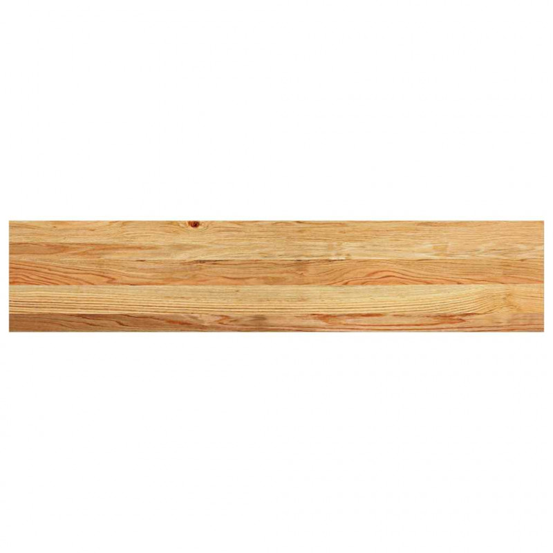 Stopnie schodowe, 4 szt. brązowe 120x25x2cm lite drewno dębowe