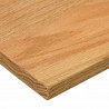 Stopnie schodowe, 4 szt. brązowe 110x30x2cm lite drewno dębowe