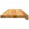 Stopnie schodowe, 8 szt. brązowe 80x25x2cm lite drewno dębowe