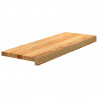 Stopnie schodowe, 8 szt. brązowe 70x30x2cm lite drewno dębowe