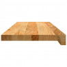 Stopnie schodowe, 12 szt. brązowe 70x25x2cm lite drewno dębowe