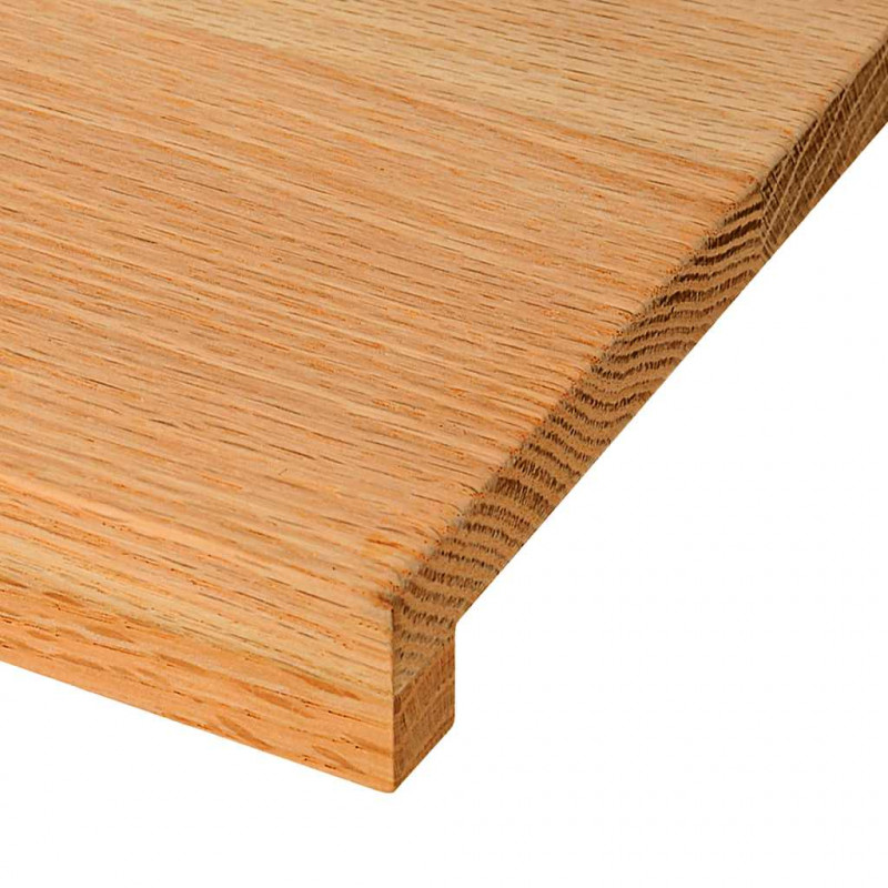 Stopnie schodowe, 12 szt. brązowe 110x25x2cm lite drewno dębowe