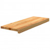 Stopnie schodowe, 16 szt. brązowe 70x25x2cm lite drewno dębowe