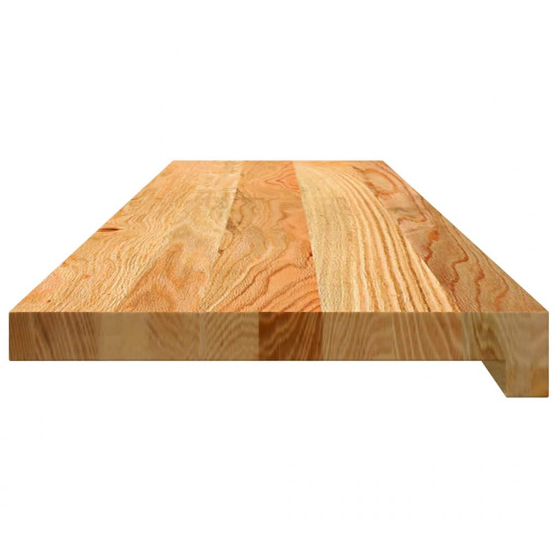 Stopnie schodowe, 16 szt. brązowe 100x25x2cm lite drewno dębowe