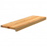 Stopnie schodowe, 16 szt. brązowe 80x30x2cm lite drewno dębowe