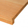 Stopnie schodowe, 20 szt. brązowe 90x25x2cm lite drewno dębowe