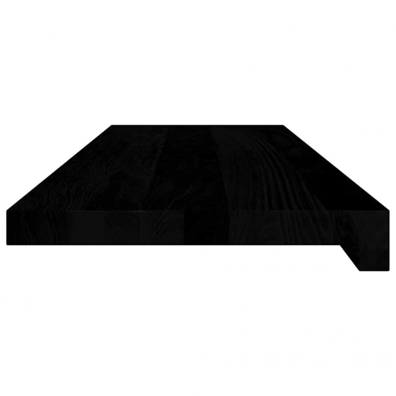 Stopnie schodowe, 4 szt. brązowe 80x25x2cm lite drewno dębowe