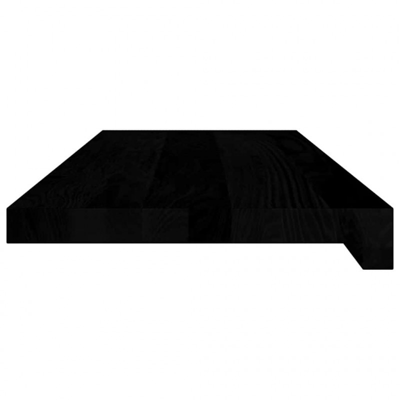 Stopnie schodowe, 4 szt. brązowe 70x30x2cm lite drewno dębowe
