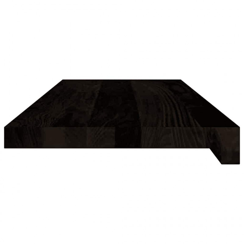 Stopnie schodowe 12 szt. brązowe 70x25x2 cm lite drewno dębowe