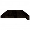Stopnie schodowe 12 szt. brązowe 70x25x2 cm lite drewno dębowe