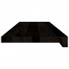 Stopnie schodowe 12 szt. brązowe 80x25x2 cm lite drewno dębowe