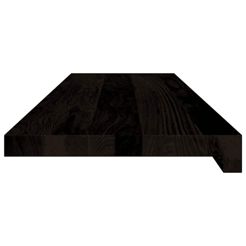 Stopnie schodowe 12 szt. brązowe 90x25x2 cm lite drewno dębowe