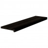 Stopnie schodowe 12 szt. brązowe 100x25x2 cm lite drewno dębowe