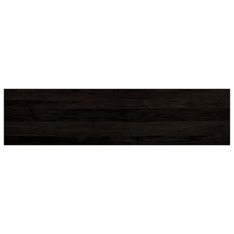 Stopnie schodowe 12 szt. brązowe 100x25x2 cm lite drewno dębowe