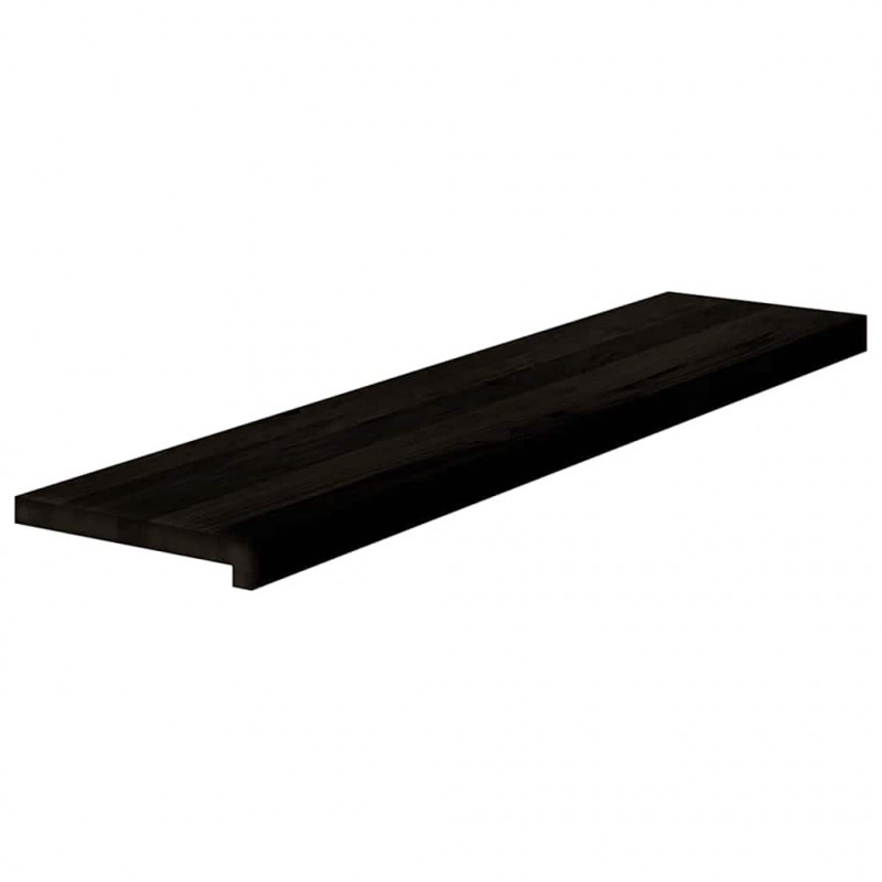 Stopnie schodowe 12 szt. brązowe 110x25x2 cm lite drewno dębowe