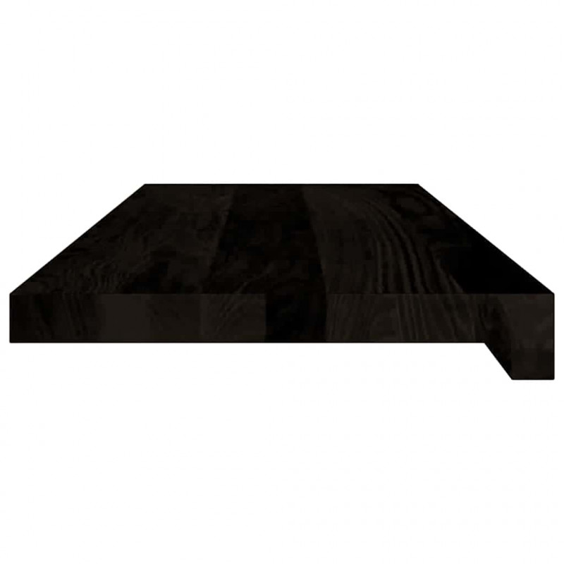 Stopnie schodowe 12 szt. brązowe 70x30x2 cm lite drewno dębowe