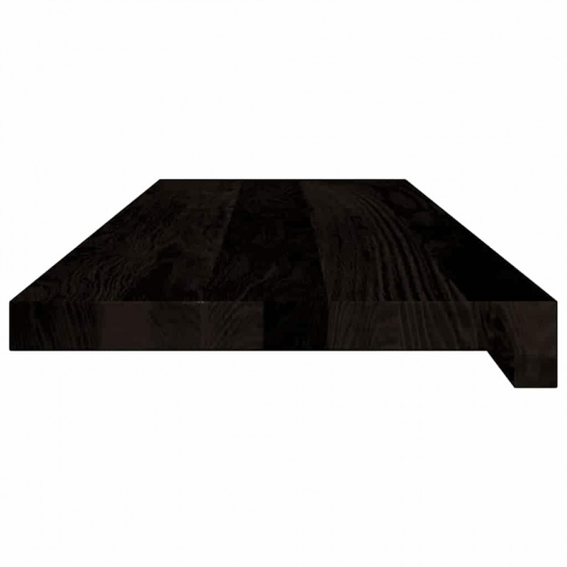 Stopnie schodowe 12 szt. brązowe 80x30x2 cm lite drewno dębowe