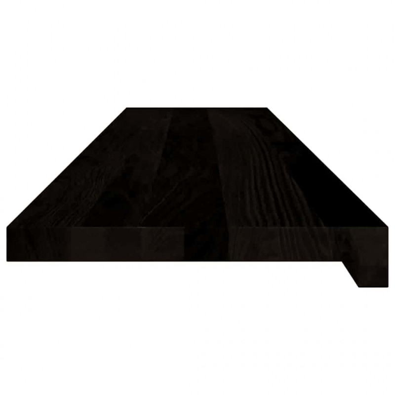 Stopnie schodowe 12 szt. brązowe 110x30x2 cm lite drewno dębowe