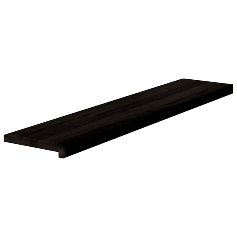 Stopnie schodowe 12 szt. brązowe 120x30x2 cm lite drewno dębowe