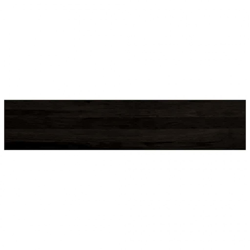 Stopnie schodowe 12 szt. brązowe 120x30x2 cm lite drewno dębowe