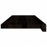 Stopnie schodowe 16 szt. brązowe 70x25x2 cm lite drewno dębowe
